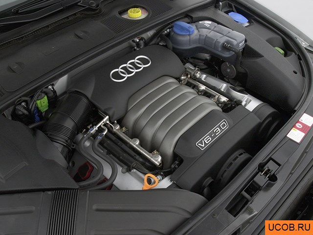 3D модель Audi модели A4 2002 года