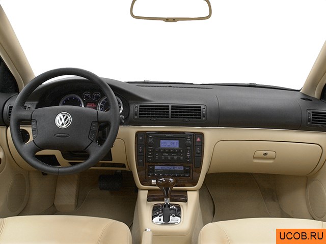3D модель Volkswagen модели Passat 2003 года