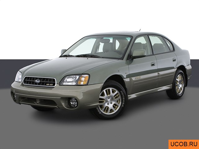 3D модель Subaru модели Outback 2003 года