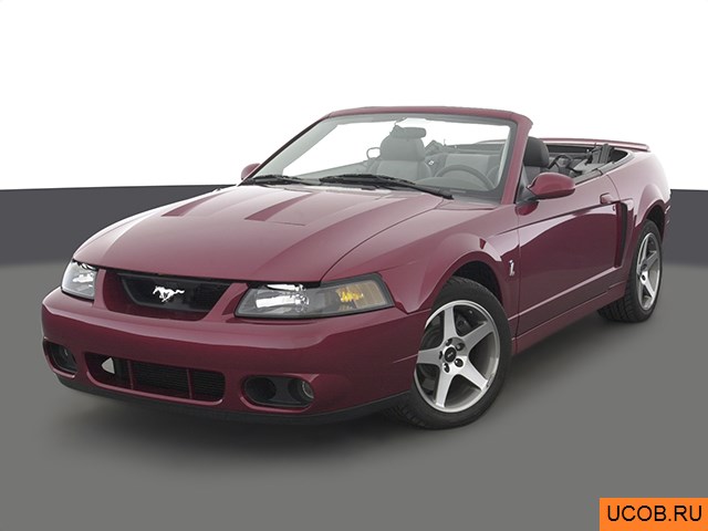 3D модель Ford модели Mustang 2003 года