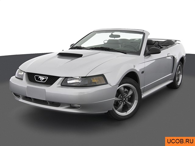 3D модель Ford модели Mustang 2003 года
