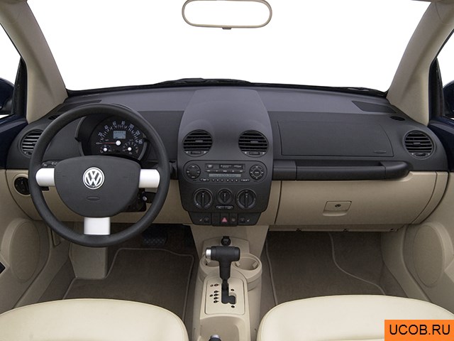 3D модель Volkswagen модели New Beetle 2003 года