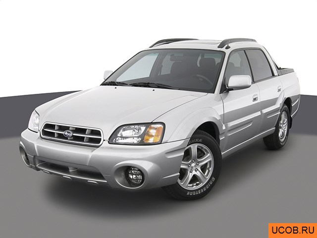 3D модель Subaru модели Baja 2003 года