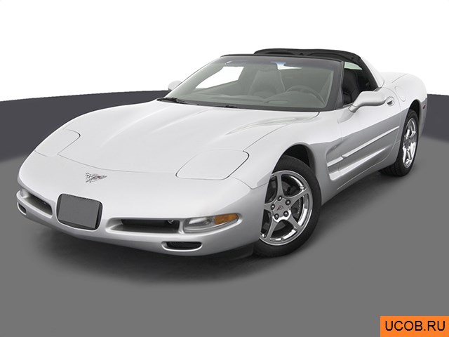 3D модель Chevrolet Corvette 2003 года
