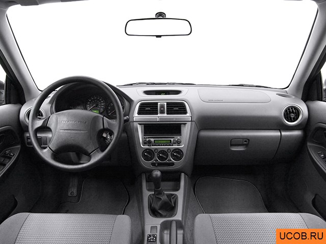 3D модель Subaru модели Impreza 2004 года