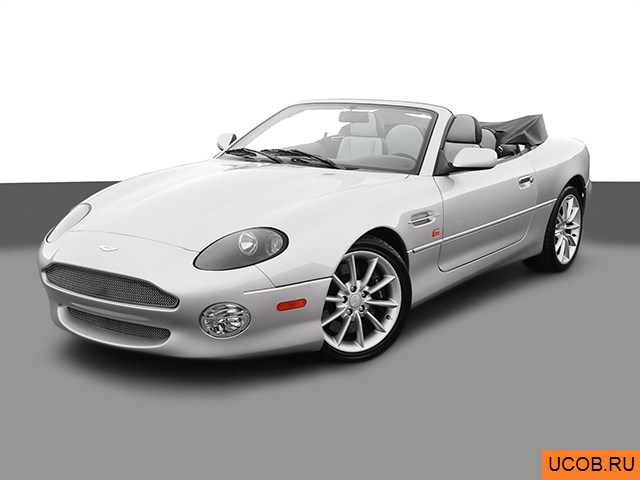 3D модель Aston Martin модели DB7 Vantage 2002 года