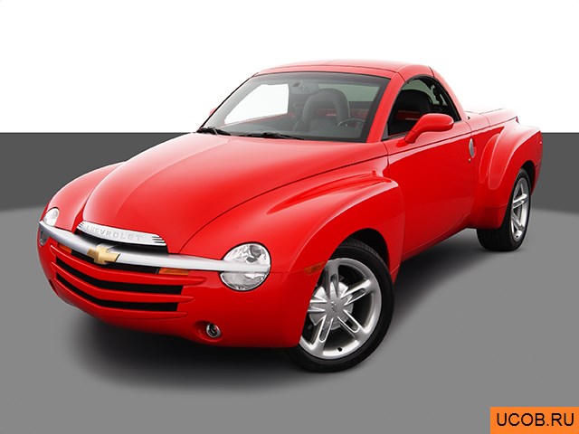 3D модель Chevrolet модели SSR 2003 года