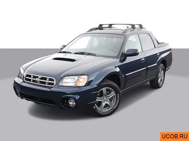3D модель Subaru модели Baja 2004 года