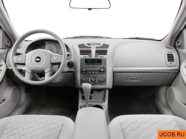 Hatchback 2004 года Chevrolet Malibu Maxx в 3D. Вид водительского места.