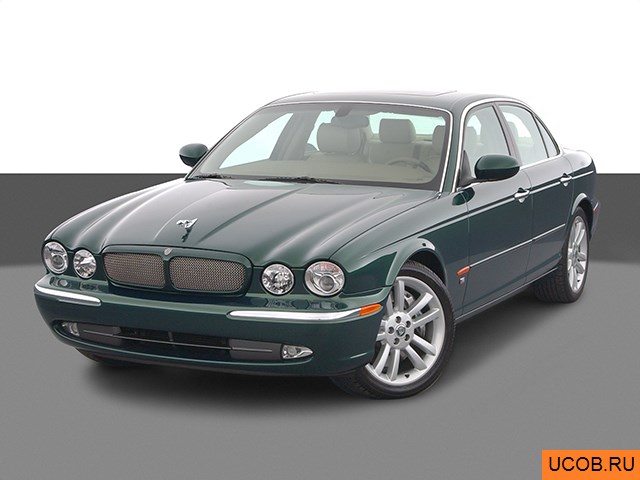 3D модель Jaguar XJ 2004 года