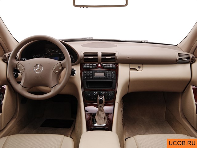 3D модель Mercedes-Benz модели C-Class 2004 года