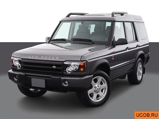 Модель автомобиля Land Rover Discovery 2004 года в 3Д