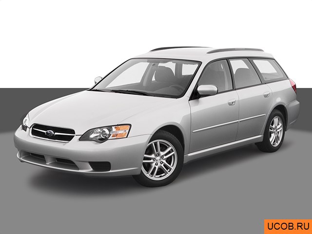 3D модель Subaru Legacy 2005 года