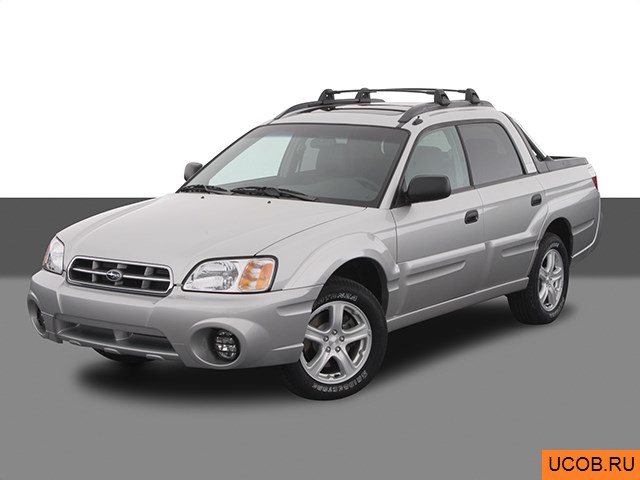3D модель Subaru модели Baja 2005 года
