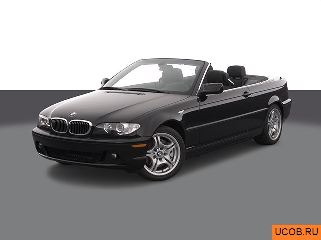 3D модель BMW модели 3-series 2004 года