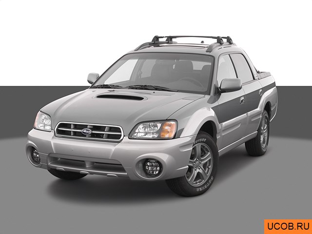 3D модель Subaru модели Baja 2005 года