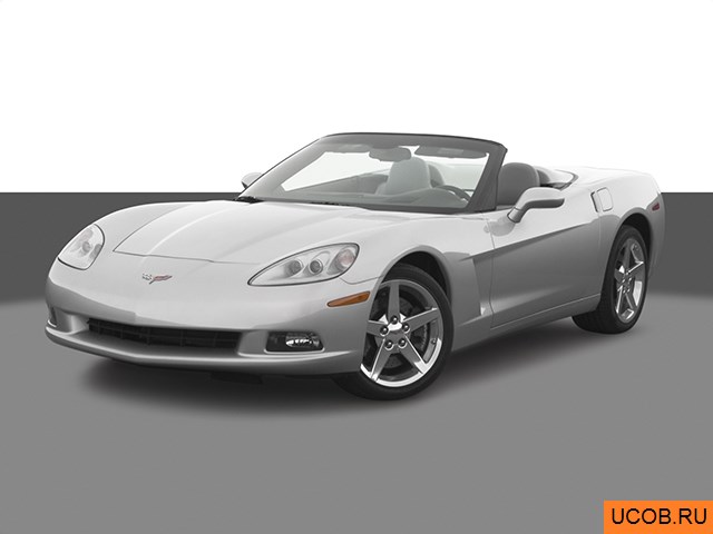 3D модель Chevrolet модели Corvette 2005 года