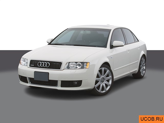 3D модель Audi модели A4 2004 года