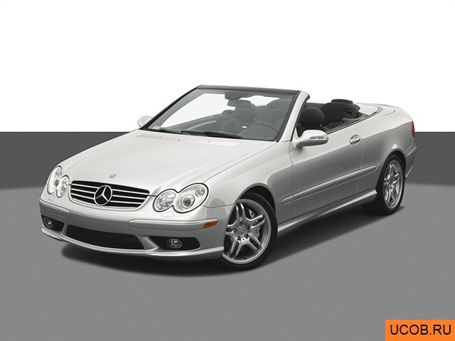 3D модель Mercedes-Benz модели CLK-Class 2005 года