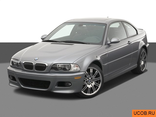 3D модель BMW модели 3-series 2005 года