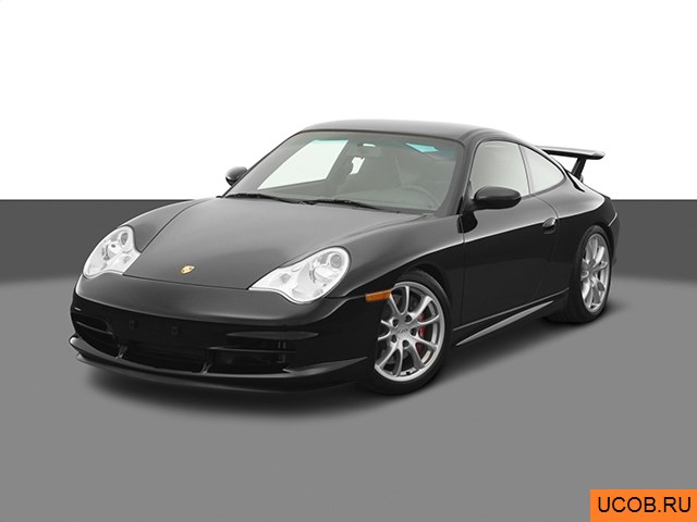 3D модель Porsche 911 (997) 2005 года