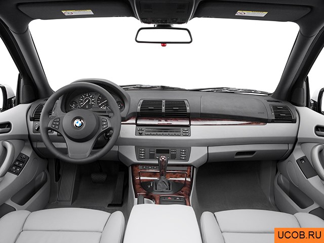 3D модель BMW модели X5 2005 года