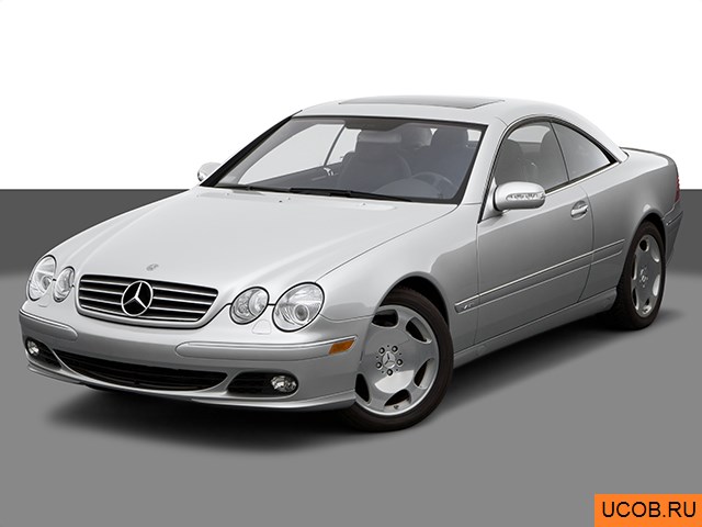 3D модель Mercedes-Benz модели CL-Class 2005 года