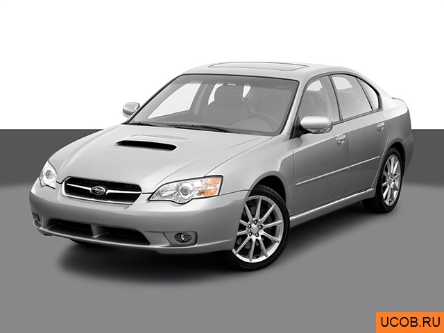 3D модель Subaru модели Legacy 2006 года