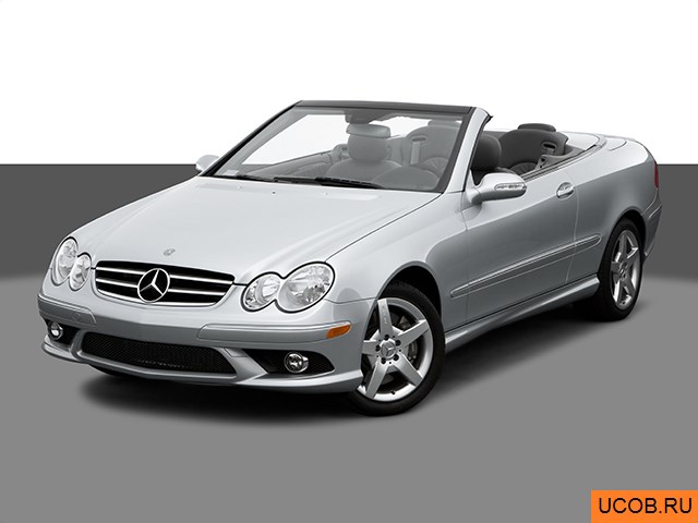 3D модель Mercedes-Benz модели CLK-Class 2006 года