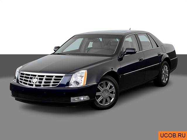 3D модель Cadillac модели DTS 2006 года