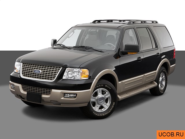 3D модель Ford Expedition 2006 года