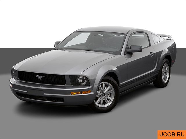3D модель Ford модели Mustang 2006 года
