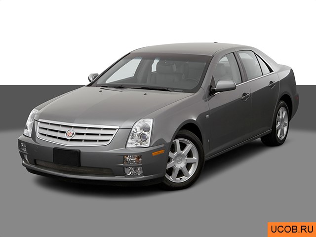 3D модель Cadillac модели STS 2006 года