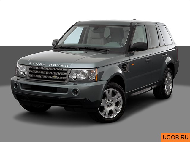 3D модель Land Rover модели Range Rover Sport 2006 года