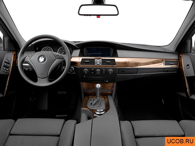 3D модель BMW модели 5-series 2006 года