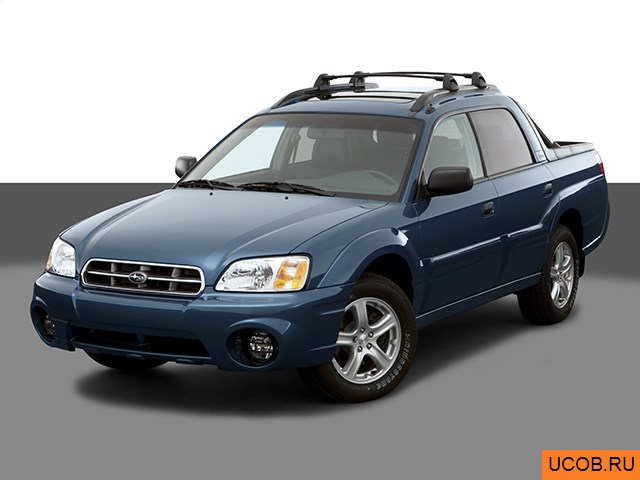 3D модель Subaru модели Baja 2006 года