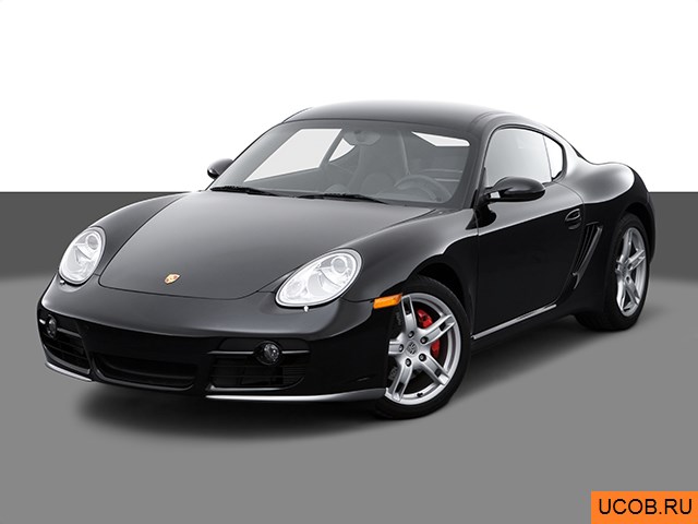 3D модель Porsche Cayman 2006 года