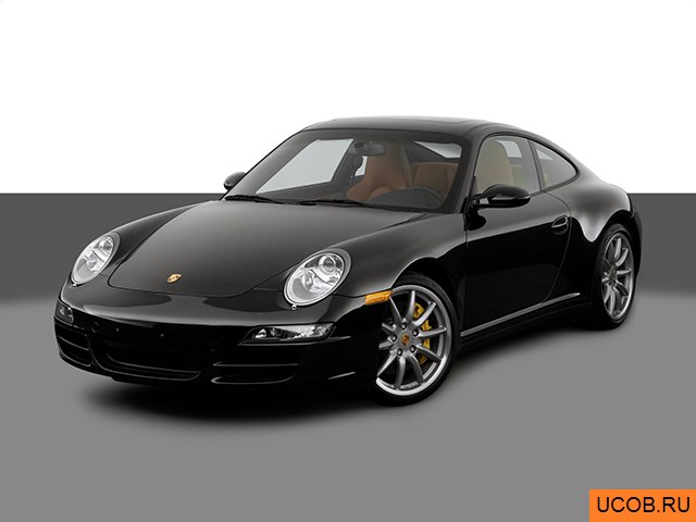 3D модель Porsche 911 (997) 2006 года