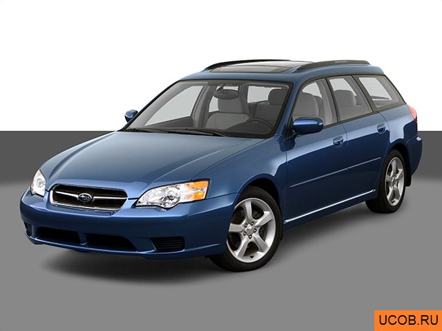 3D модель Subaru Legacy 2006 года