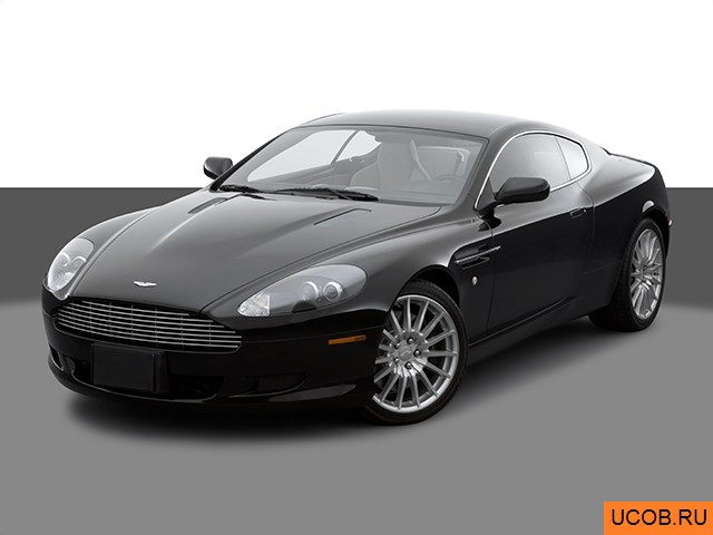 3D модель Aston Martin модели DB9 2005 года