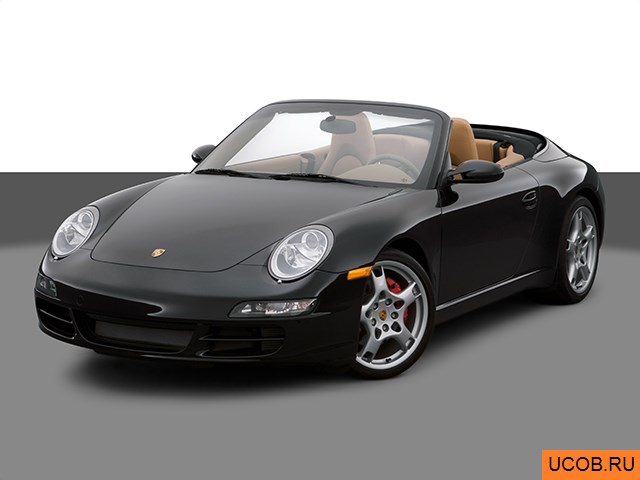 3D модель Porsche модели 911 (997) 2006 года