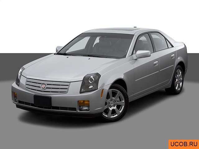 3D модель Cadillac CTS 2007 года