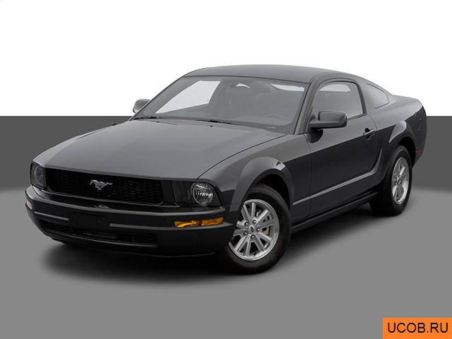 3D модель Ford модели Mustang 2007 года