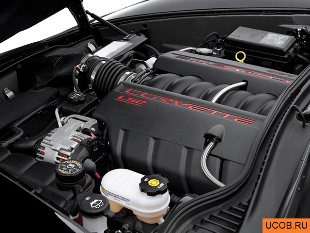 3D модель Chevrolet модели Corvette 2007 года