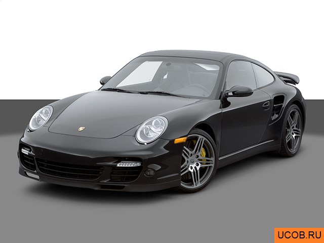 3D модель Porsche 911 (997) 2007 года