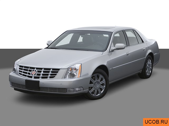 3D модель Cadillac модели DTS 2007 года