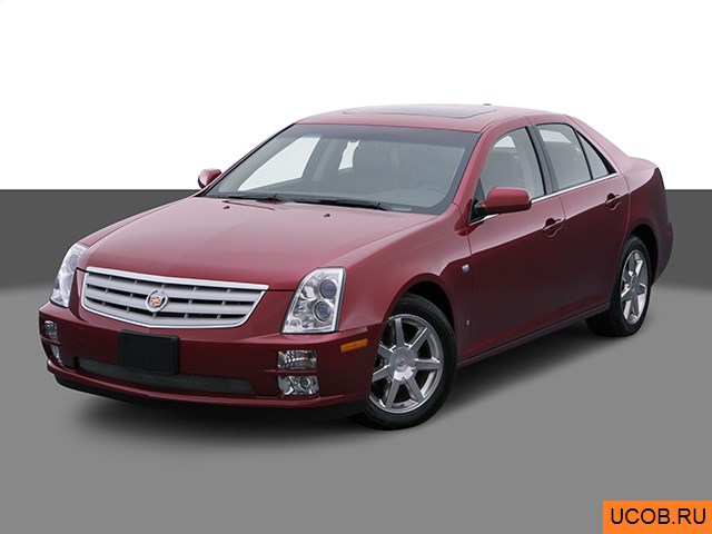 3D модель Cadillac модели STS 2007 года