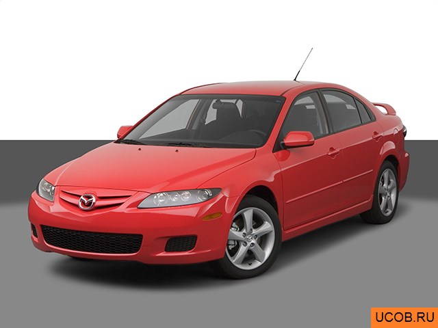 3D модель Mazda модели MAZDA6 2007 года