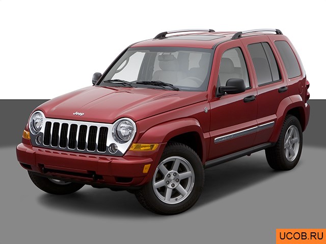 3D модель Jeep Liberty 2007 года