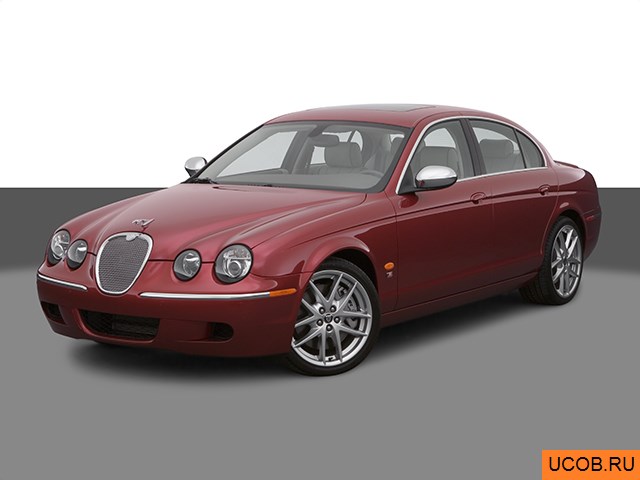 3D модель Jaguar модели S-Type 2007 года